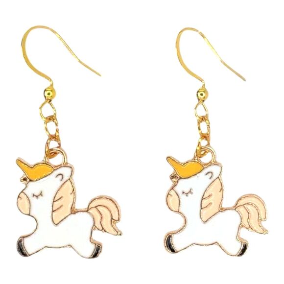 Jewelry - Pastel Unicorn Earrings Fashion Jewelry Dangle Earrings Animal Fantasy Horse